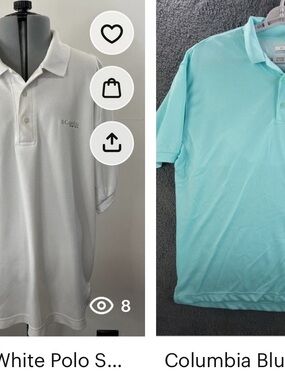 Columbia Men’s Polo - (BUY ONE GET ONE FREE) see all pics sold separately below!